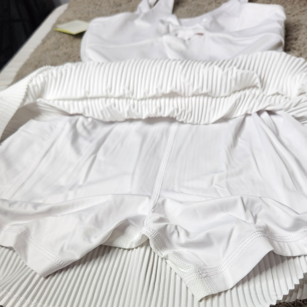 Girl's Pleated Active Pleated Dress with Shorts - All in Motion - XL (14) - Picture 5 of 16